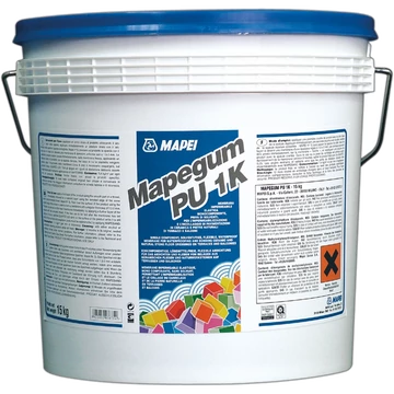 Mapei MAPEGUM PU 1K Egykomponensű flexibilis poliuretán vízszigetelő fólia 15 KG