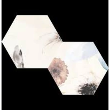 dekoráció fali Mild Garden white hex 22,1x19,2 Gat.1