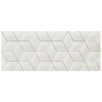 Tubadzin D-Perla White STR 29,8x74,8 cm dekor csempe