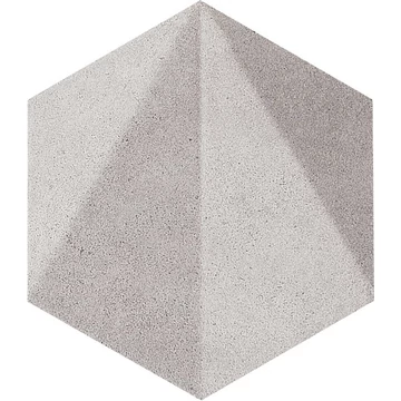 Tubadzin M-Free SpaceHex Grey STR 11x12,5 cm csempe